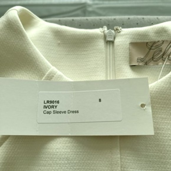 Lela Rose "Blair" Dress in Cream - Size 8 - Picture 9 of 10